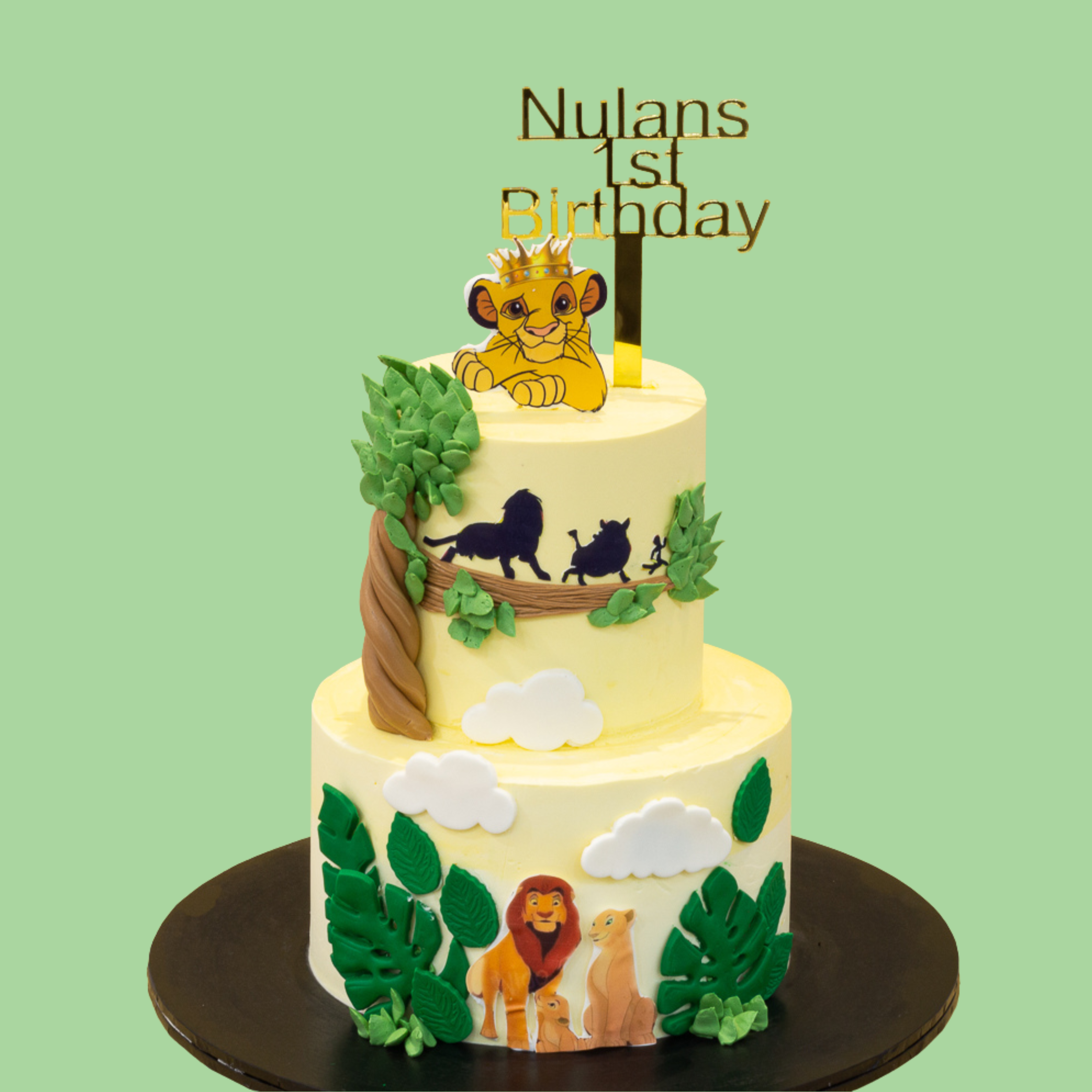 Lion king theme cake